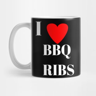 I love bbq ribs barbeque Mug